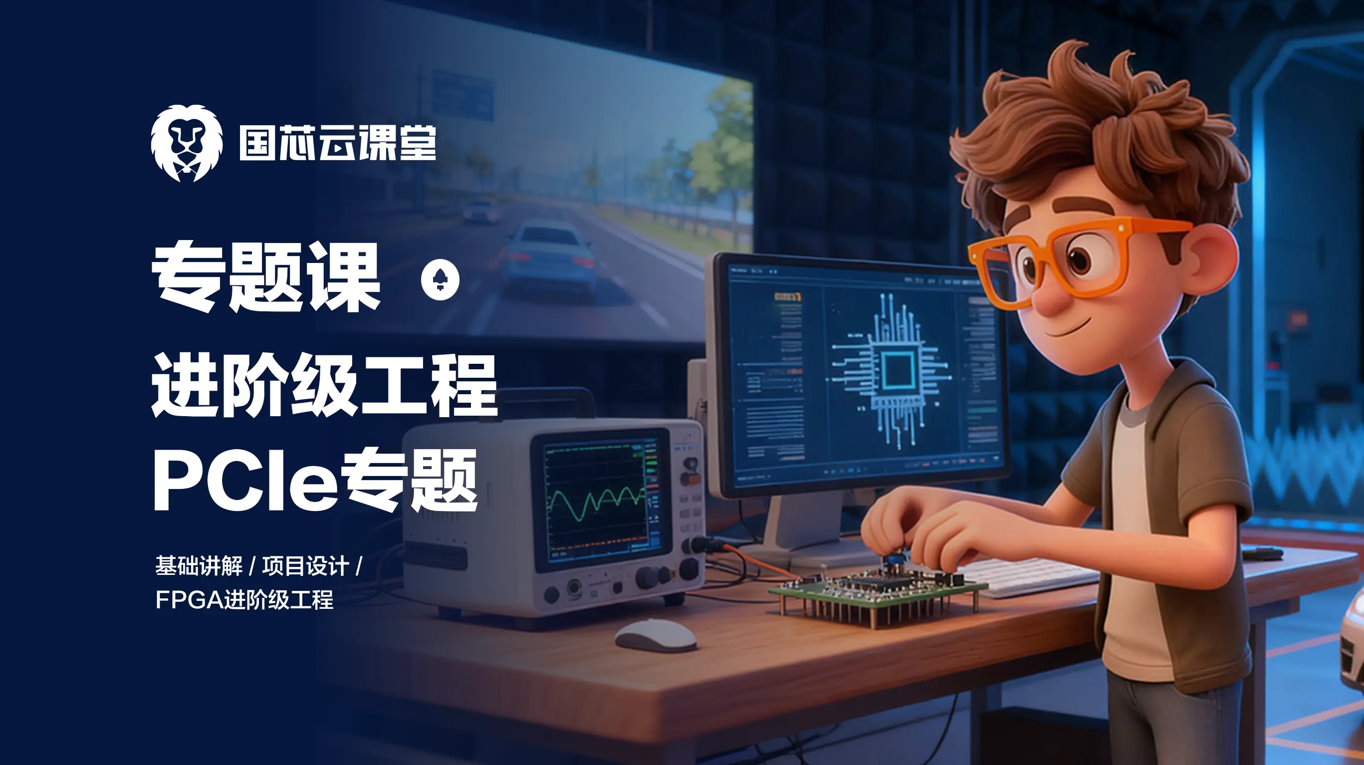 专题课 | PCIe高速接口专题 FPGA线上课程封面
