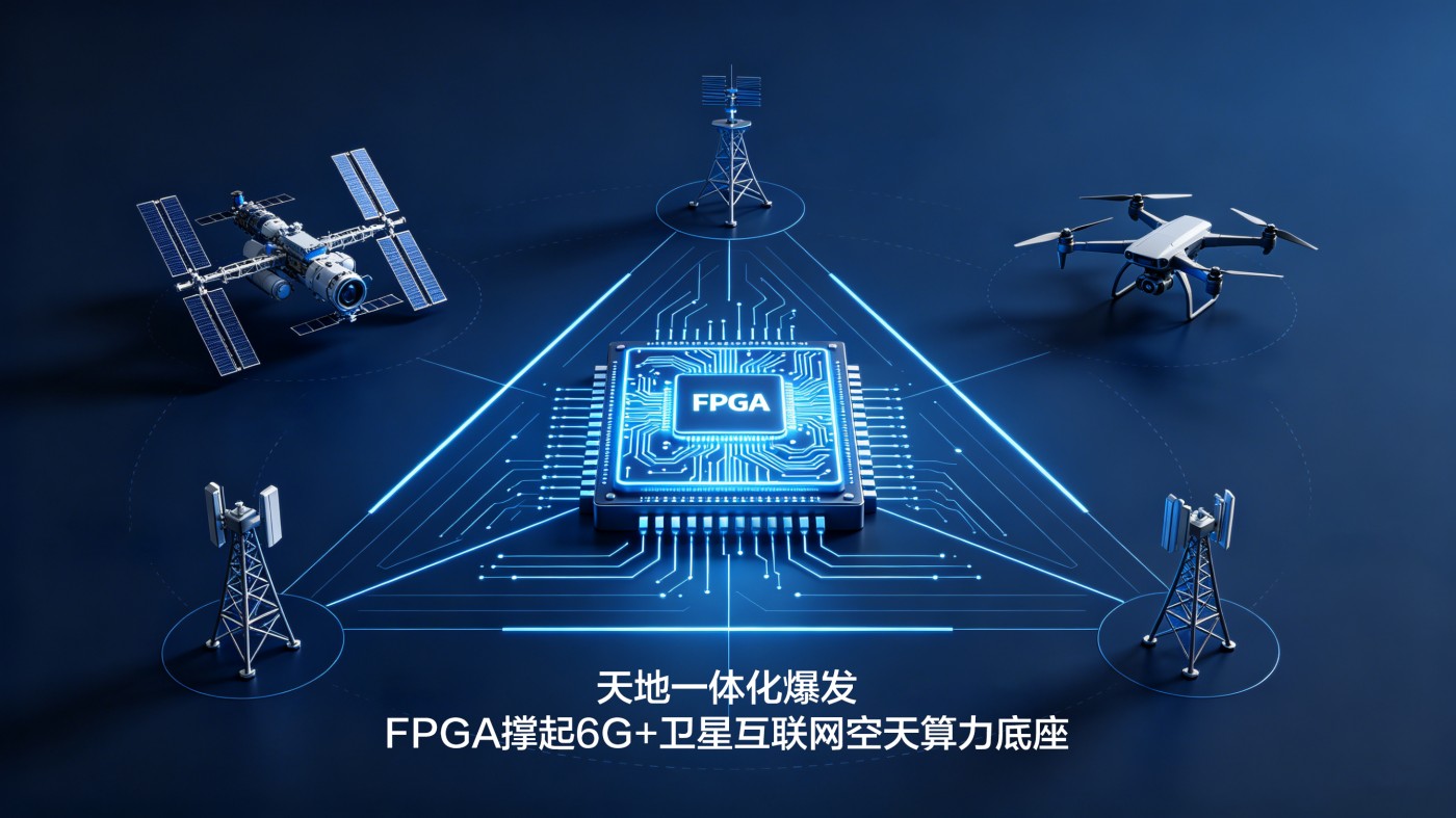 硬核赛道解析｜天地一体化爆发！FPGA撑起6G+卫星 互联网的空天算力底座